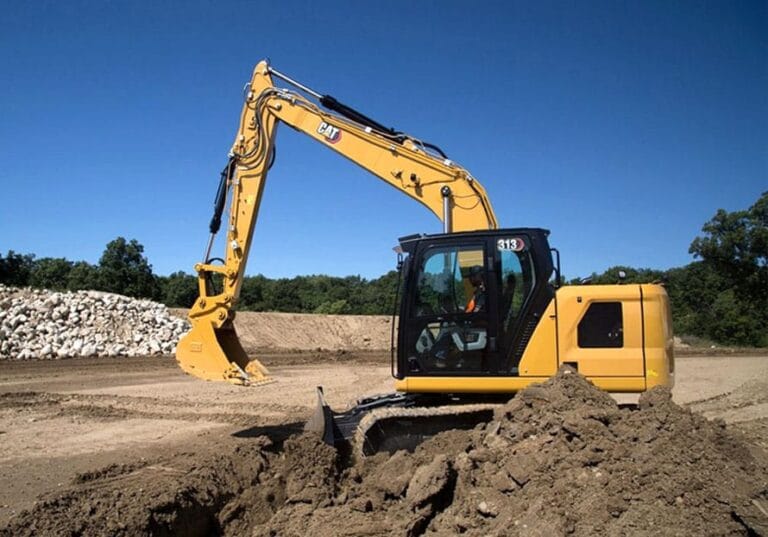 Cat 313 beltegraver