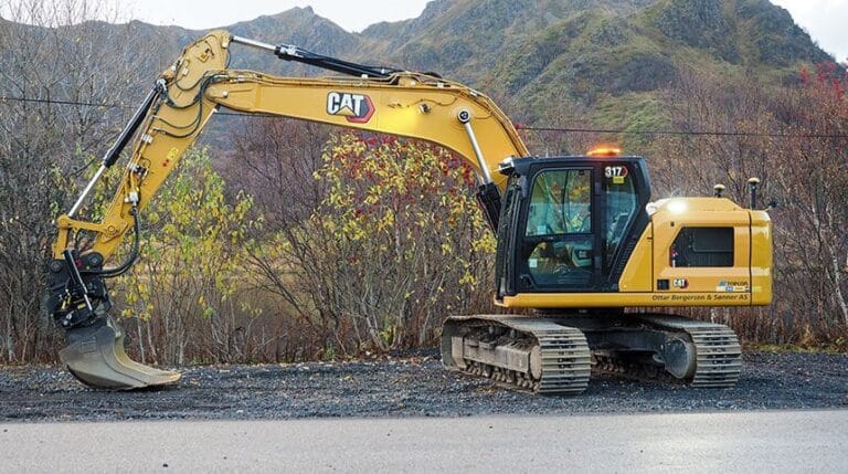Cat 317 NG Hjulgraver